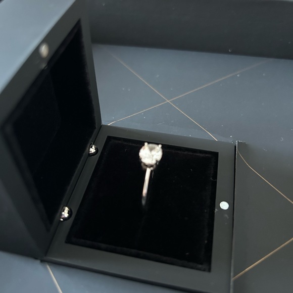 Engagement Women’s Ring size 9 14k White Gold Wedding - Picture 1 of 9